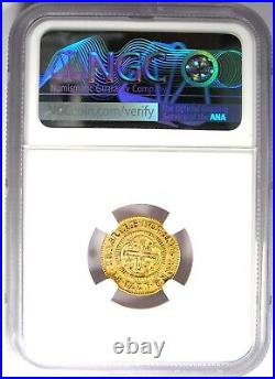1771 Brazil Gold Jose I 1000 Reis Dominus Coin 1000R Certified NGC AU Details