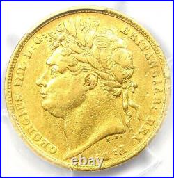 1822 Britain George IV Gold Sovereign Coin 1S Certified PCGS XF Details (EF)