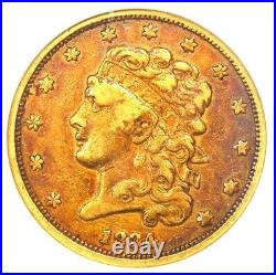 1834 Classic Gold Half Eagle $5 Coin Certified ANACS VF Detail Rare Coin