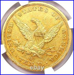 1845-O Liberty Gold Eagle $10 Coin Certified NGC AU Details Rare Date