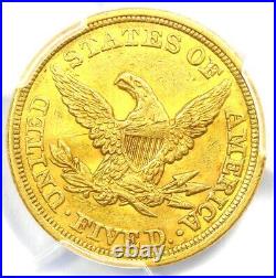 1851 Liberty Gold Half Eagle $5 Coin Certified PCGS AU58 $2,000 Value