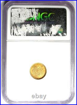 1871 Japan Gold Yen Coin G1Y High Dot Certified NGC MS64 (BU UNC) Rare
