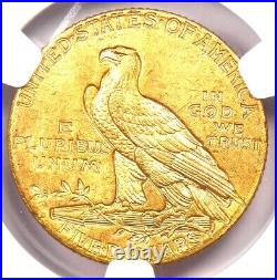 1909-D Indian Gold Half Eagle $5 Coin Certified NGC MS63 (Uncirculated UNC BU)