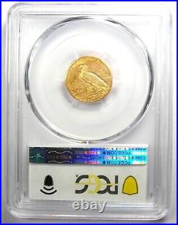 1925-D Indian Gold Quarter Eagle $2.50 Coin Certified PCGS MS63 (BU UNC)