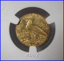 1927 NGC MS63 CAC $2.50 Indian Quarter Eagle Gold Certified Coin AK389
