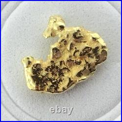 1.22 grams Natural Native Australian Solid High Quality Alluvial Gold Nugget