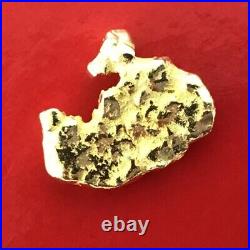 1.22 grams Natural Native Australian Solid High Quality Alluvial Gold Nugget