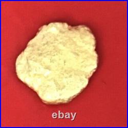 1.68 grams Natural Native Australian Solid High Quality Alluvial Gold Nugget