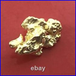 1.99 grams Natural Native Australian Solid High Quality Alluvial Gold Nugget