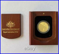 2014 Kangaroo at Sunset $25 1/5oz Gold Proof Coin RAM 8th Coin In Series