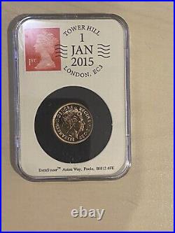 2015'Date Stamp' full gold sovereign, Certified & UNCIRCULATED