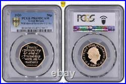 2020 Withdrawal From European Union Gold 50p Certified graded by PCGs as PR69