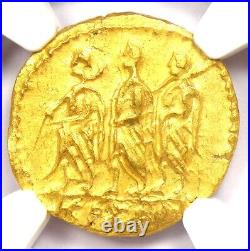 Brutus Coson Gold AV Stater Roman Coin 54 BC Certified NGC MS (UNC)