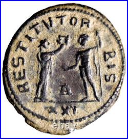 CERTIFIED Authentic Ancient Roman Coin withCOA Probus Antoninianus REST XXI A AU
