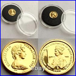 Gibraltar 40th Anniversary of Coronation of Queen Elizabeth II 1g 24ct Gold