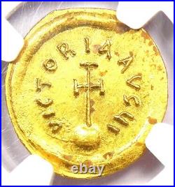 Heraclius Gold AV Semissis Gold Coin 610-641 AD Certified NGC Choice AU