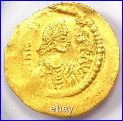 Heraclius Gold AV Semissis Gold Coin 610-641 AD Certified NGC Choice XF (EF)