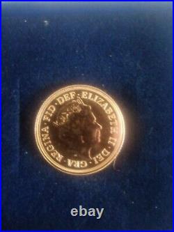 Jewellers certified 2018 Queen Elizabeth II Full Sovereign Gold Coin