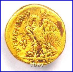 Ptolemy I Gold AV Tetarte Triobol Coin 323-282 BC Certified NGC VF