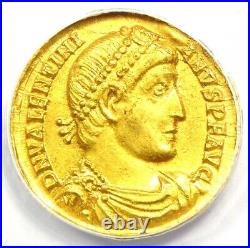 Valentinian I Gold AV Solidus Gold Roman Coin 364 AD Certified ANACS AU50
